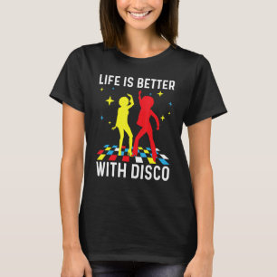 Cool Disco For Men Women 70s 80s Nightclub Music D T-Shirt