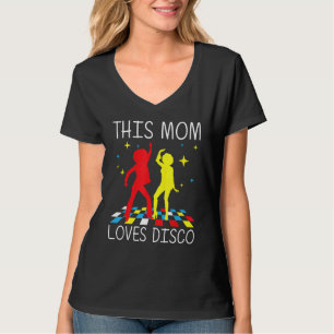 Cool Disco For Mum Mama 70s 80s Nightclub Music Da T-Shirt