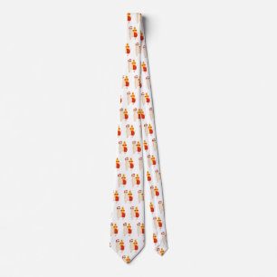 Cool  Disco Santa Llama Funny Minimalist Christmas Tie
