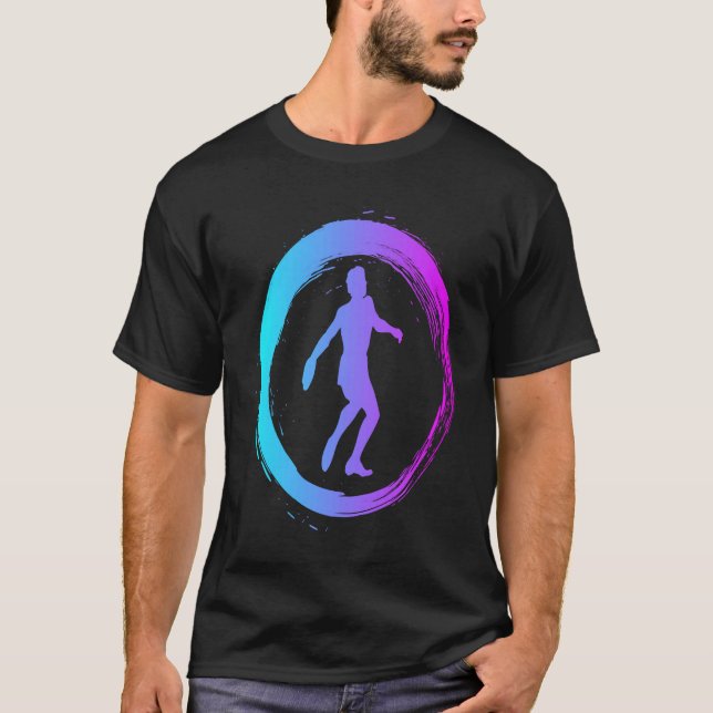 Cool discus throwing track and field T-Shirt (Front)