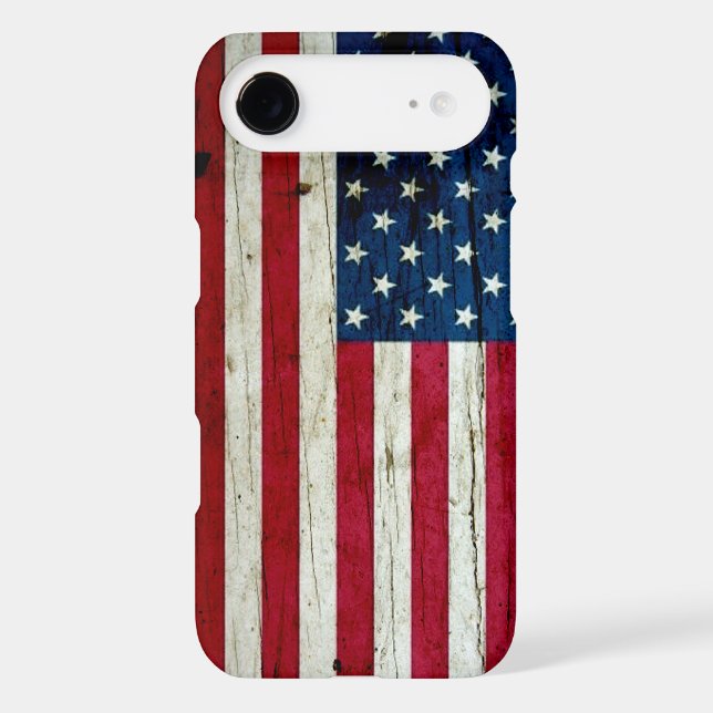 Cool Distressed American Flag Wood Rustic Case-Mate Samsung Galaxy Case (Back)