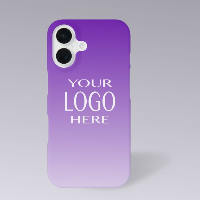 Cool Diy Colour Gradient | Your Logo Replacement iPhone 16 Case (Creator Uploaded)