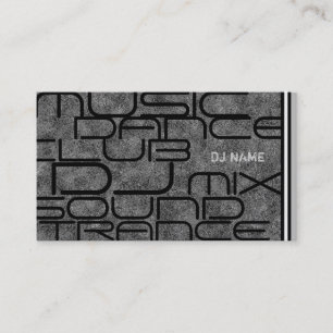 Cool DJ Business Card
