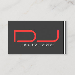 Cool DJ Business Card