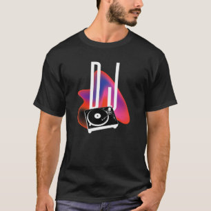 Cool Dj Diskjockey Outfit Pult Colourful Disco Per T-Shirt