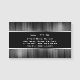 Cool DJ Magnetic Business Card