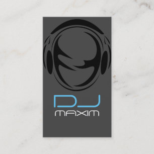 Cool DJ Music Business Card