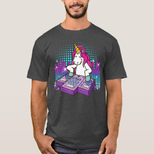 Cool DJ Shirt Unicorn Shirts DJ Turntable Shirt