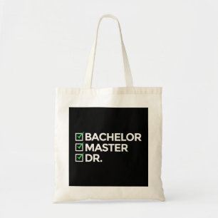 Cool Doctorate For Men Women Bachelor Doctors Mast Tote Bag