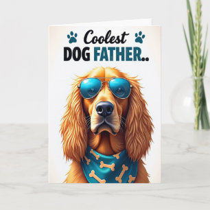 Cool Dog Aviator Fathers Day Card