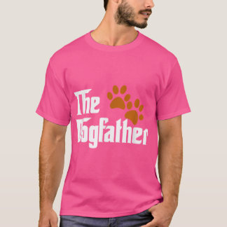 Cool Dog Dad Dog Father he DogFather funny T-Shirt