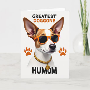 Cool Dog Humom S Day Card