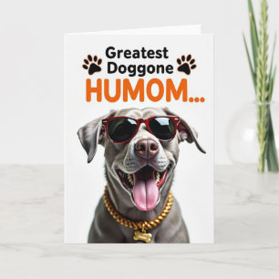 Cool Dog Mothers Day Best Wishes Card