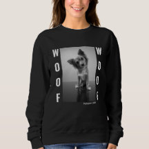 Cool Dog Photo Personalised Womens Black