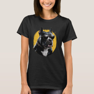 Cool Dog Pitbulls Shades Sunglasses On Funny Pitbu T-Shirt