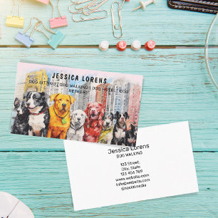 Cool Dog Sitter, Pet Groomer, Veterinarian, Puppy  Business Card