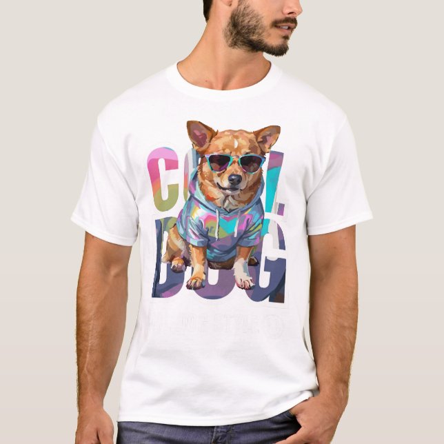 Cool Dog Style T-Shirt (Front)
