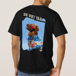 Cool Dog Summer Vibes Graphic T-Shirt