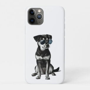 Cool Dog with Sunglasses iPhone 11 Pro Case