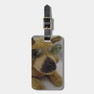 Cool Dog with Sunglasses Luggage Tag