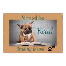 Cool Dogs Read Literacy Poster