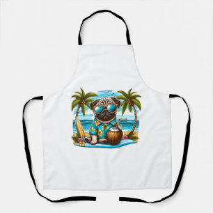 Cool Dogzz a cool pug with sunglasses Classic T-Sh Apron