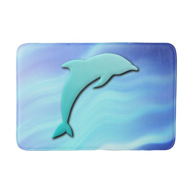 Cool Dolphin Bath Mat (Front)