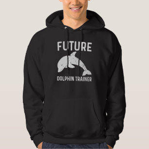 Cool Dolphin For Men Women Bottlenose Dolphin Anim Hoodie