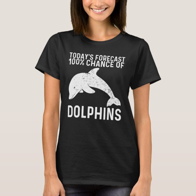 Cool Dolphin For Men Women Bottlenose Dolphin Anim T-Shirt (Front)