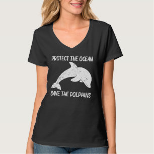 Cool Dolphin For Men Women Bottlenose Dolphin Anim T-Shirt