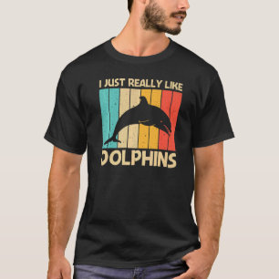 Cool Dolphin For Men Women Dolphins Beluga Whale S T-Shirt