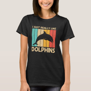 Cool Dolphin For Men Women Dolphins Beluga Whale S T-Shirt