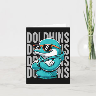 Cool Dolphin Gift For Men Women Boys Girls Kids Card
