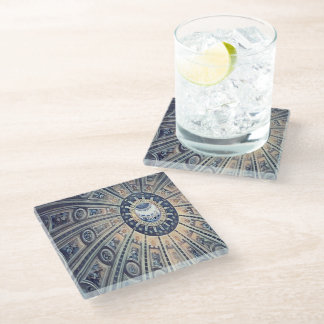 Cool dome ceiling glass coaster