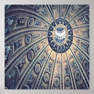 Cool dome ceiling poster