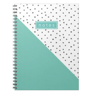 Cool Doodle Color Block Retro 90's Pattern Notebook