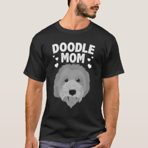 Cool Doodle Mum For Women Girls Mama Golden Doodle T-Shirt