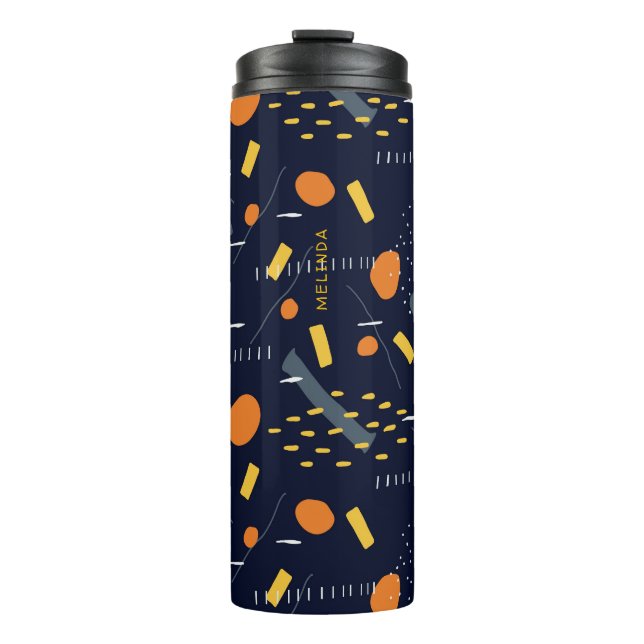 Cool Doodling Artsy Composition No1 Thermal Tumbler (Front)