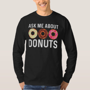 Cool Doughnut Art For Men Women Sugar Glazed Choco T-Shirt