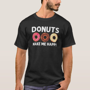 Cool Doughnut Art For Men Women Sugar Glazed Choco T-Shirt