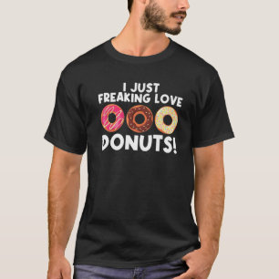 Cool Doughnut Art For Men Women Sugar Glazed Choco T-Shirt