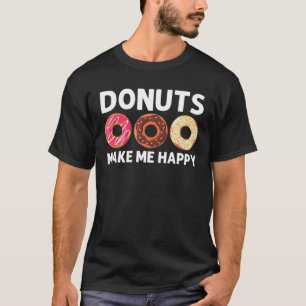 Cool Doughnut Art For Men Women Sugar Glazed Choco T-Shirt