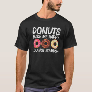 Cool Doughnut Art For Men Women Sugar Glazed Choco T-Shirt