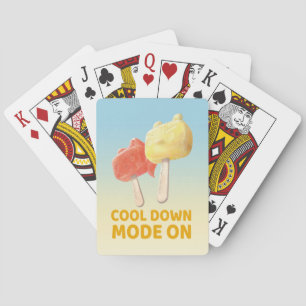 Cool Down Mode On: Iron T & Bunny Girl Popsicles Playing Cards