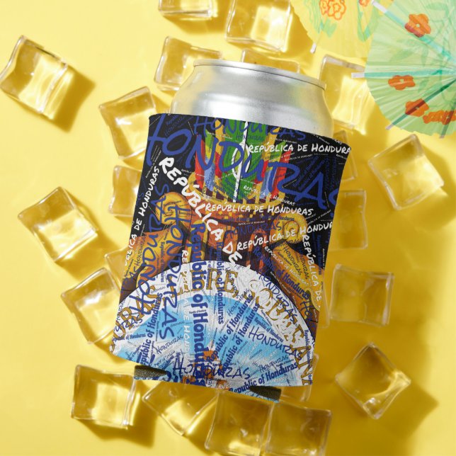 "Cool Down with Honduras!" Patriotic Can Cooler (In Situ Summer)