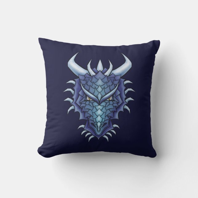 Cool Dragon Head Cushion (Front)