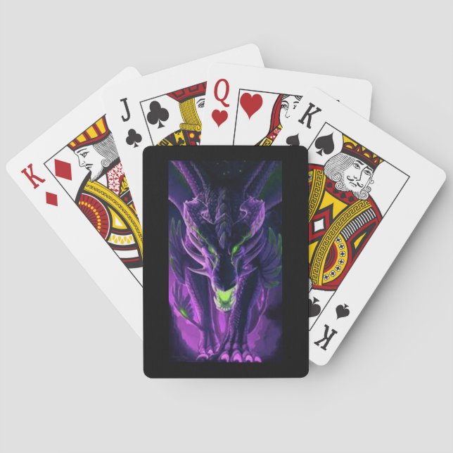 cool dragon playing cards (Back)