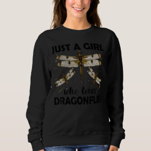 Cool Dragonfly For Women Girls Insect Dragonfly Sweatshirt