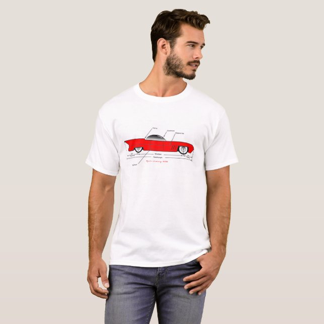Cool Dream Car shows design terms T-Shirt (Front Full)