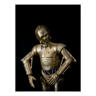 Cool droid Toy Photography  Poster